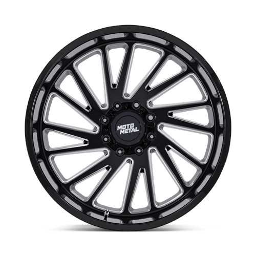 Moto Metal | MO811 COMBAT | 24.0x12.00 | 6X139.7 | -44 | GLOSS BLACK MILLED