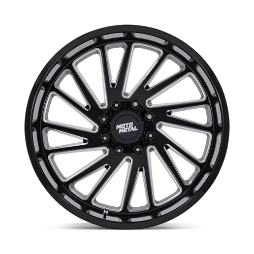 Moto Metal | MO811 COMBAT | 24.0x12.00 | 8X170 | -44 | GLOSS BLACK MILLED
