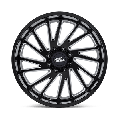 Moto Metal | MO811 COMBAT | 24.0x12.00 | 8X170 | -44 | GLOSS BLACK MILLED