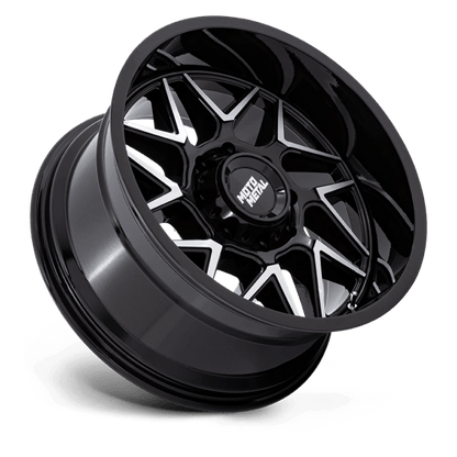Moto Metal | MO812 TURBINE | 20.0x9.00 | 6X135 | 20 | GLOSS BLACK W/ MACHINED FACE