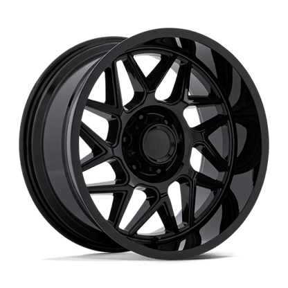 Moto Metal | MO812 TURBINE | 20.0x10.00 | 6X139.7 | -18 | GLOSS BLACK