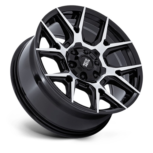 Moto Metal | MO813 MASON | 17.0x8.50 | 6X135/6X139.7 | 12 | GLOSS BLACK W/ MACHINED FACE