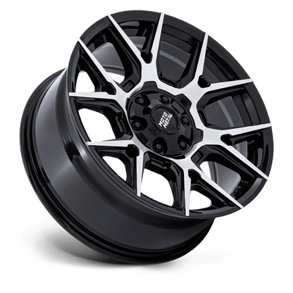 Moto Metal | MO813 MASON | 20.0x9.00 | 6X135/6X139.7 | 10 | GLOSS BLACK W/ MACHINED FACE