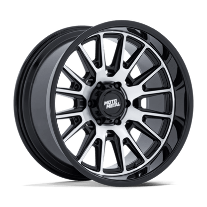 Moto Metal | MO814 TEKTON | 20.0x9.00 | 6X139.7 | 1 | GLOSS BLACK W/ MACHINED FACE