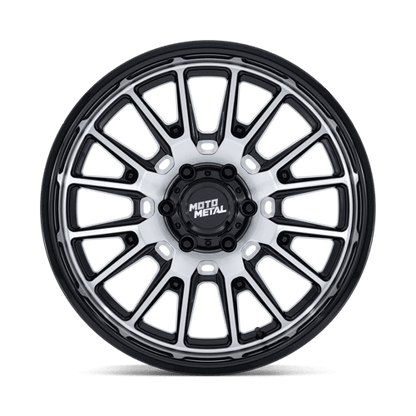 Moto Metal | MO814 TEKTON | 20.0x9.00 | 6X139.7 | 1 | GLOSS BLACK W/ MACHINED FACE