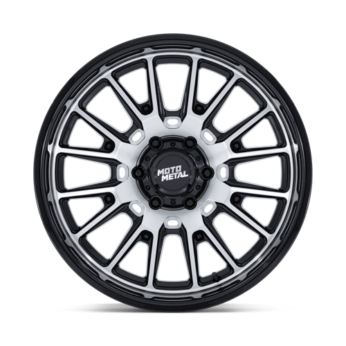 Moto Metal | MO814 TEKTON | 20.0x10.00 | 5X127 | -18 | GLOSS BLACK W/ MACHINED FACE