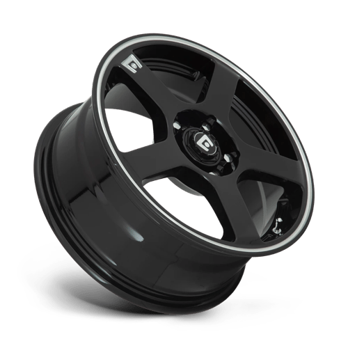 Motegi | MR116 FS5 | 17.0x7.00 | 5X100/5X114.3 | 40 | GLOSS BLACK W/ MACHINED FLANGE