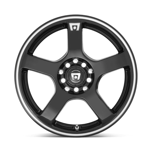 Motegi | MR116 FS5 | 18.0x8.00 | 5X105/5X114.3 | 45 | GLOSS BLACK W/ MACHINED FLANGE
