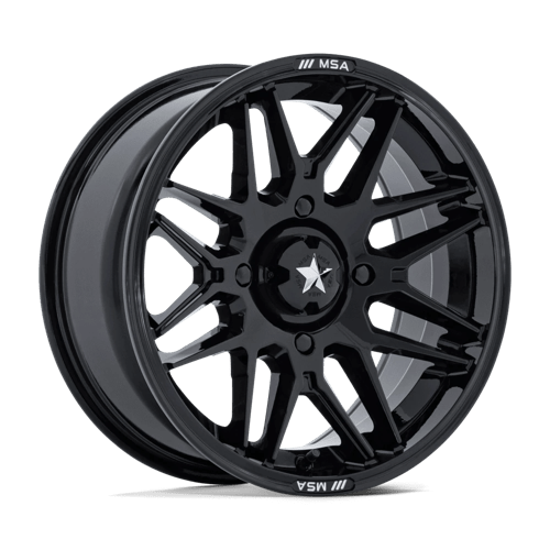 MSA Offroad Wheels | M52 RADAR UTV | 14.0x7.00 | 4X137 | -47 | GLOSS BLACK