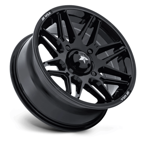 MSA Offroad Wheels | M52 RADAR UTV | 15.0x7.00 | 4X137 | 10 | GLOSS BLACK