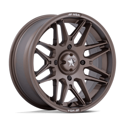 MSA Offroad Wheels | M52 RADAR UTV | 16.0x7.00 | 4X137 | 10 | MATTE BRONZE