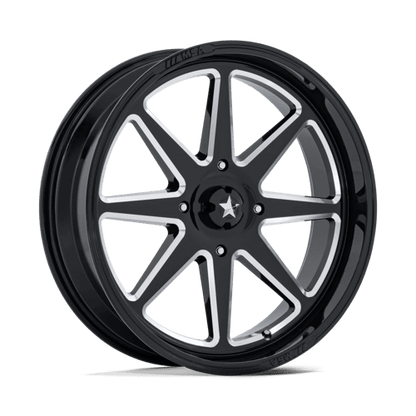 MSA Offroad Wheels | M54 SPARK UTV | 22.0x7.00 | 4X156 | 0 | GLOSS BLACK MILLED