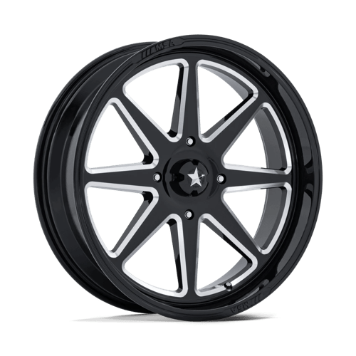 MSA Offroad Wheels | M54 SPARK UTV | 22.0x7.00 | 5X114.3 | 0 | GLOSS BLACK MILLED