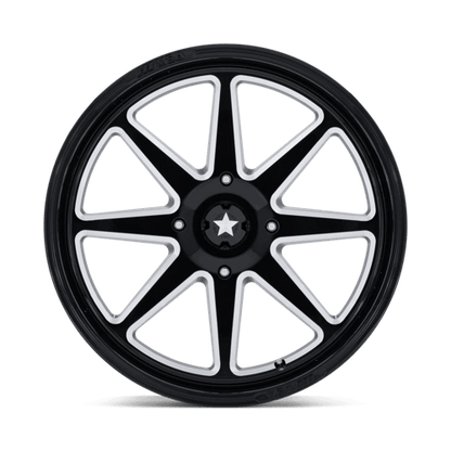 MSA Offroad Wheels | M54 SPARK UTV | 22.0x7.00 | 5X114.3 | 0 | GLOSS BLACK MILLED