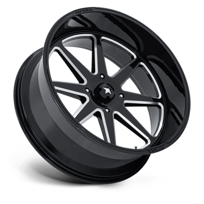 MSA Offroad Wheels | M54 SPARK UTV | 24.0x10.00 | 4X137 | -25 | GLOSS BLACK MILLED