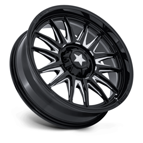MSA Offroad Wheels | M55 COMMANDER UTV | 22.0x7.00 | 6X139.7 | 0 | GLOSS BLACK MILLED