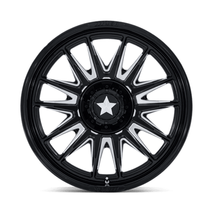 MSA Offroad Wheels | M55 COMMANDER UTV | 22.0x7.00 | 6X139.7 | 0 | GLOSS BLACK MILLED