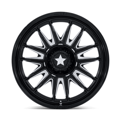 MSA Offroad Wheels | M55 COMMANDER UTV | 24.0x7.00 | 5X114.3 | 0 | GLOSS BLACK MILLED