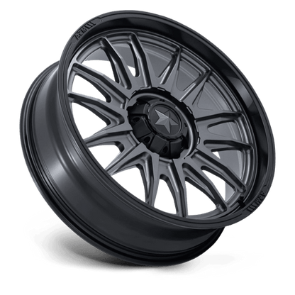 MSA Offroad Wheels | M55 COMMANDER UTV | 15.0x7.00 | 6X139.7 | 10 | MATTE GUNMETAL W/ M-BLK LIP