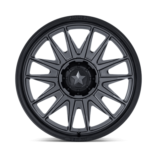 MSA Offroad Wheels | M55 COMMANDER UTV | 22.0x7.00 | 6X139.7 | 0 | MATTE GUNMETAL W/ M-BLK LIP