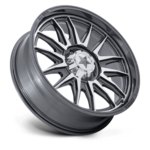MSA Offroad Wheels | M55 COMMANDER UTV | 15.0x7.00 | 5X114.3 | 10 | PLATINUM W/ MACHINED FACE