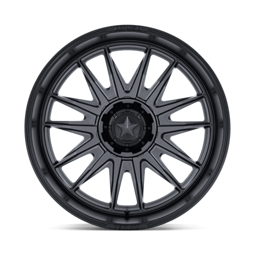 MSA Offroad Wheels | M55 COMMANDER UTV | 24.0x10.00 | 5X114.3 | -25 | MATTE GUNMETAL W/ M-BLK LIP