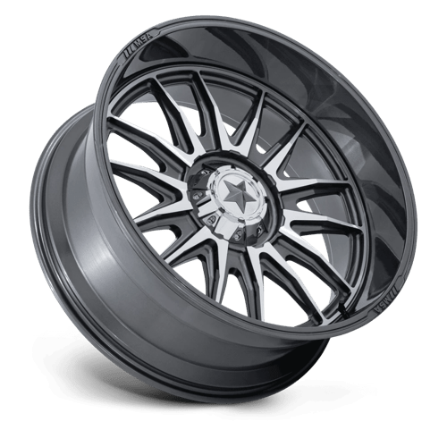 MSA Offroad Wheels | M55 COMMANDER UTV | 24.0x10.00 | 6X139.7 | -25 | PLATINUM W/ MACHINED FACE
