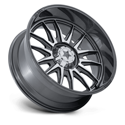 MSA Offroad Wheels | M55 COMMANDER UTV | 24.0x10.00 | 6X139.7 | -25 | PLATINUM W/ MACHINED FACE