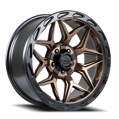 MATRIX | 17X9 | 5X127/5X139.7 | +0 | MATTE BRONZE W MATTE BLACK RING | MATRIX-7921MRMBR