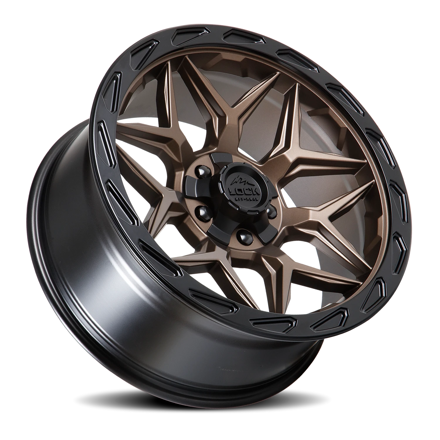 MATRIX | 17X9 | 6X135/6X139.7 | +0 | MATTE BRONZE W MATTE BLACK RING | MATRIX-7936MRMBR - Image 2