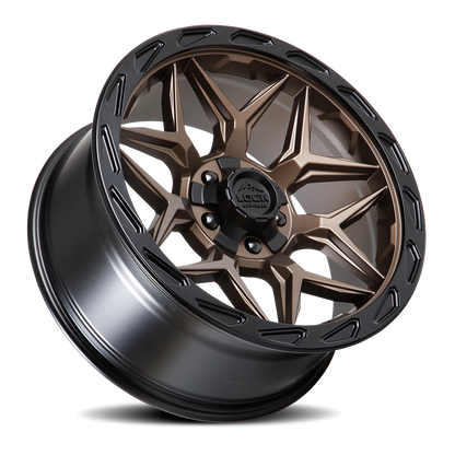 MATRIX | 22X10 | 8X165.1/8X170 | -18 | MATTE BRONZE W MATTE BLACK RING | MATRIX-221082MRMBR - Image 2