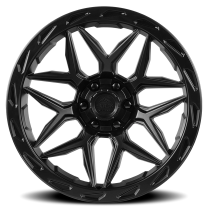 MATRIX | 22X10 | 6X135/6X139.7 | -18 | MATTE BLACK W MATTE BLACK RING | MATRIX-221036MB - Image 3