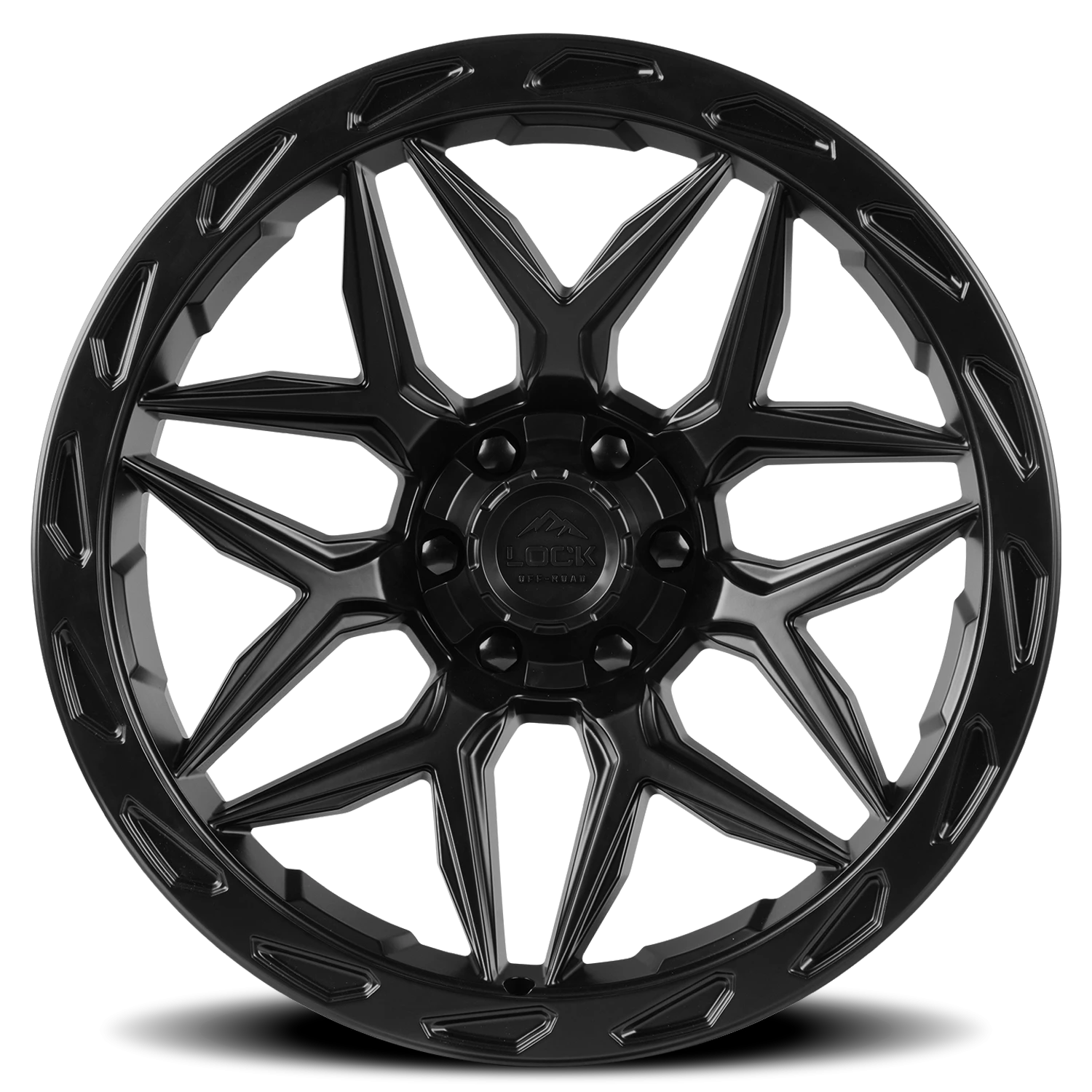 MATRIX | 20X10 | 6X135/6X139.7 | -18 | MATTE BLACK W MATTE BLACK RING | MATRIX-2136MB - Image 3
