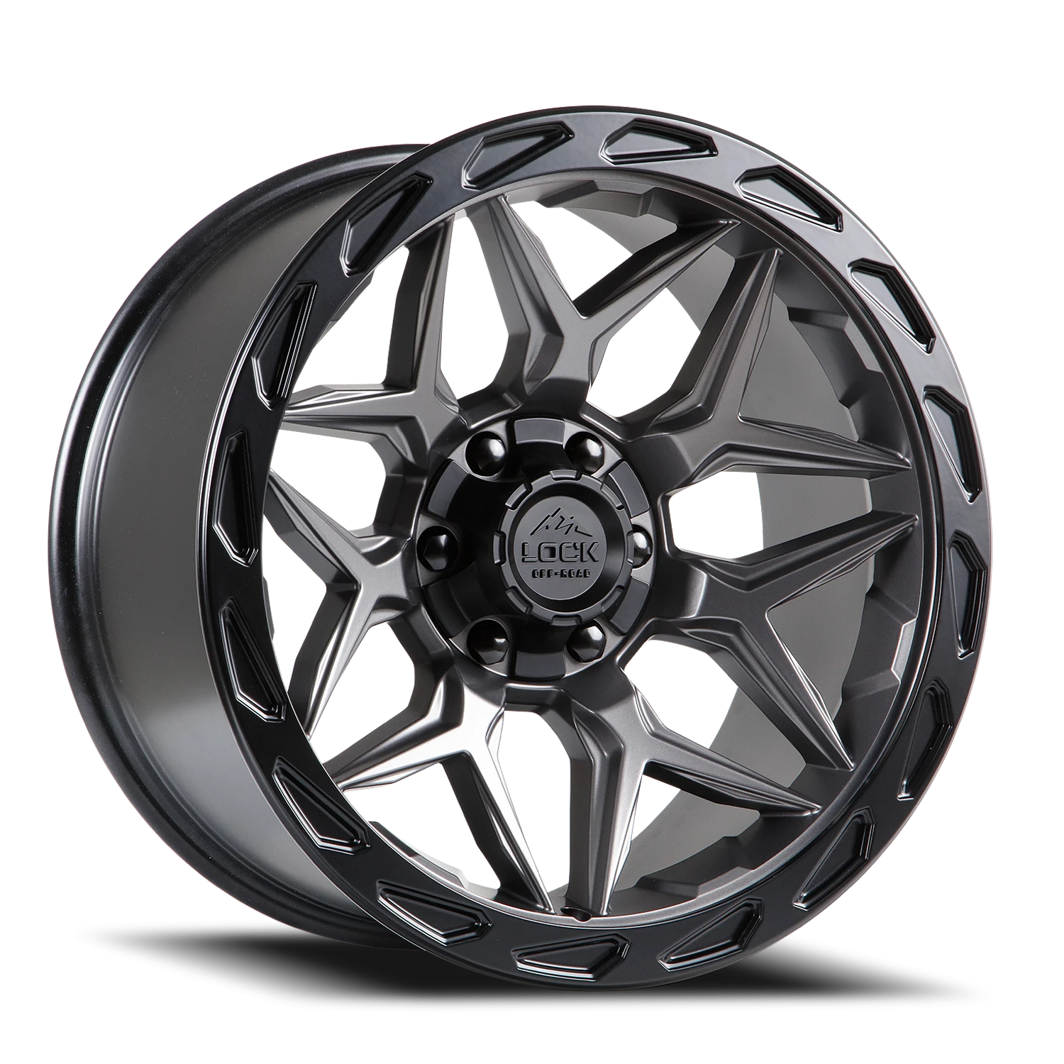MATRIX | 17X9 | 5X127/5X139.7 | +0 | MATTE GREY W MATTE BLACK RING | MATRIX-7921MGMBR