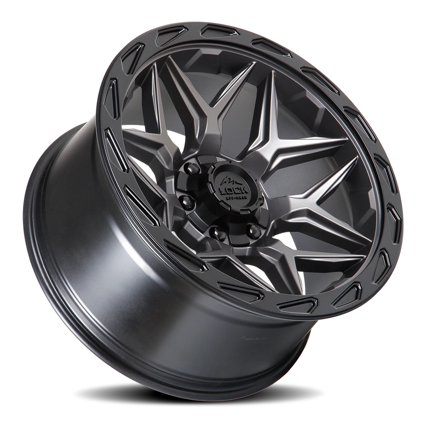 MATRIX | 17X9 | 5X127/5X139.7 | +0 | MATTE GREY W MATTE BLACK RING | MATRIX-7921MGMBR - Image 2
