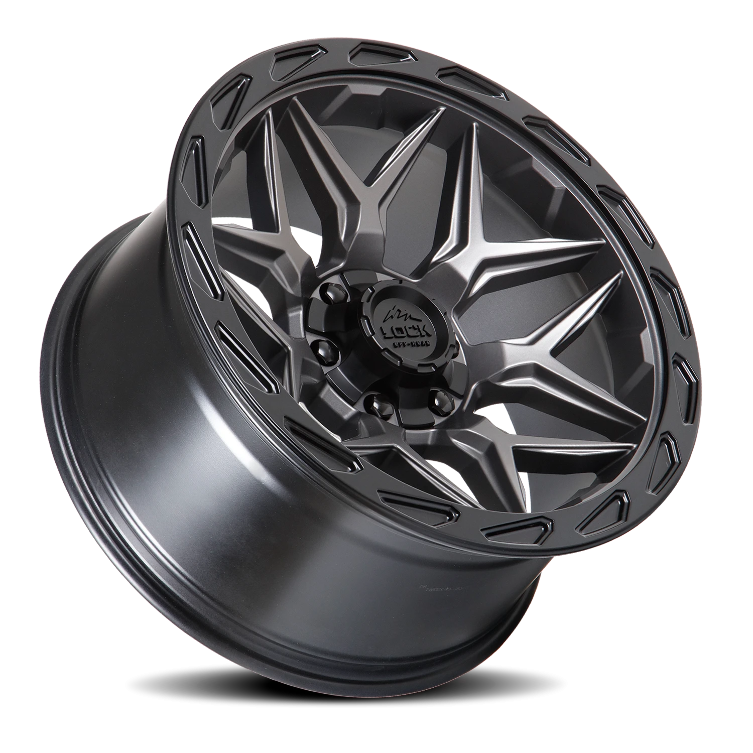 MATRIX | 17X9 | 5X127/5X139.7 | +0 | MATTE GREY W MATTE BLACK RING | MATRIX-7921MGMBR - Image 2