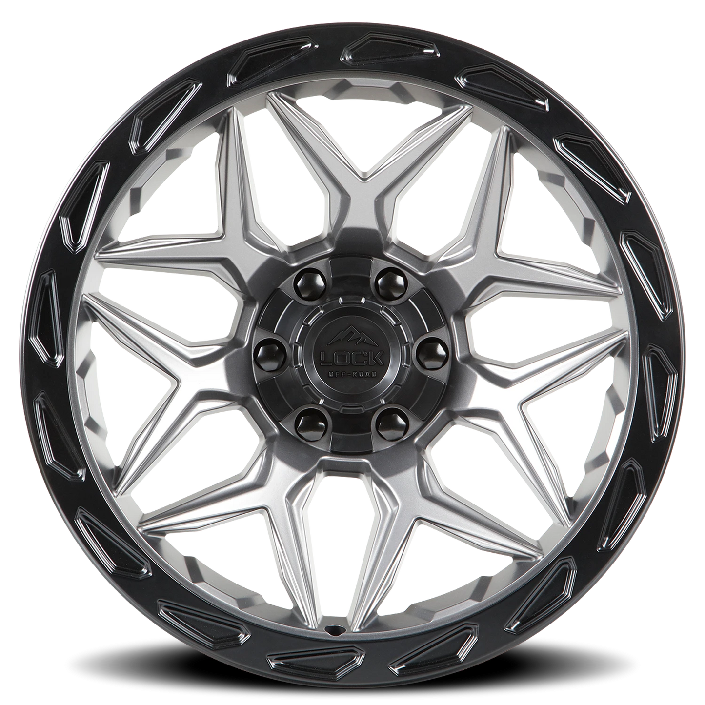 MATRIX | 22X10 | 6X135/6X139.7 | -18 | MATTE GREY W MATTE BLACK RING | MATRIX-221036MGMBR - Image 3