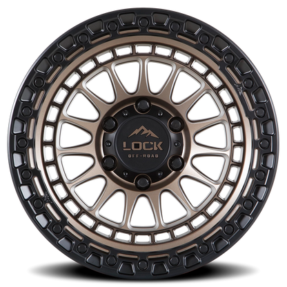 MOJAVE | 17X9 | 5X127 | +0 | MATTE BRONZE W MATTE BLACK RING | MOJAVE-7957MRMBR - Image 3