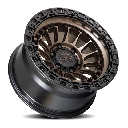 MOJAVE | 17X9 | 6X135 | -12 | MATTE BRONZE W MATTE BLACK RING | MOJAVE-7963MRMBR12N - Image 2