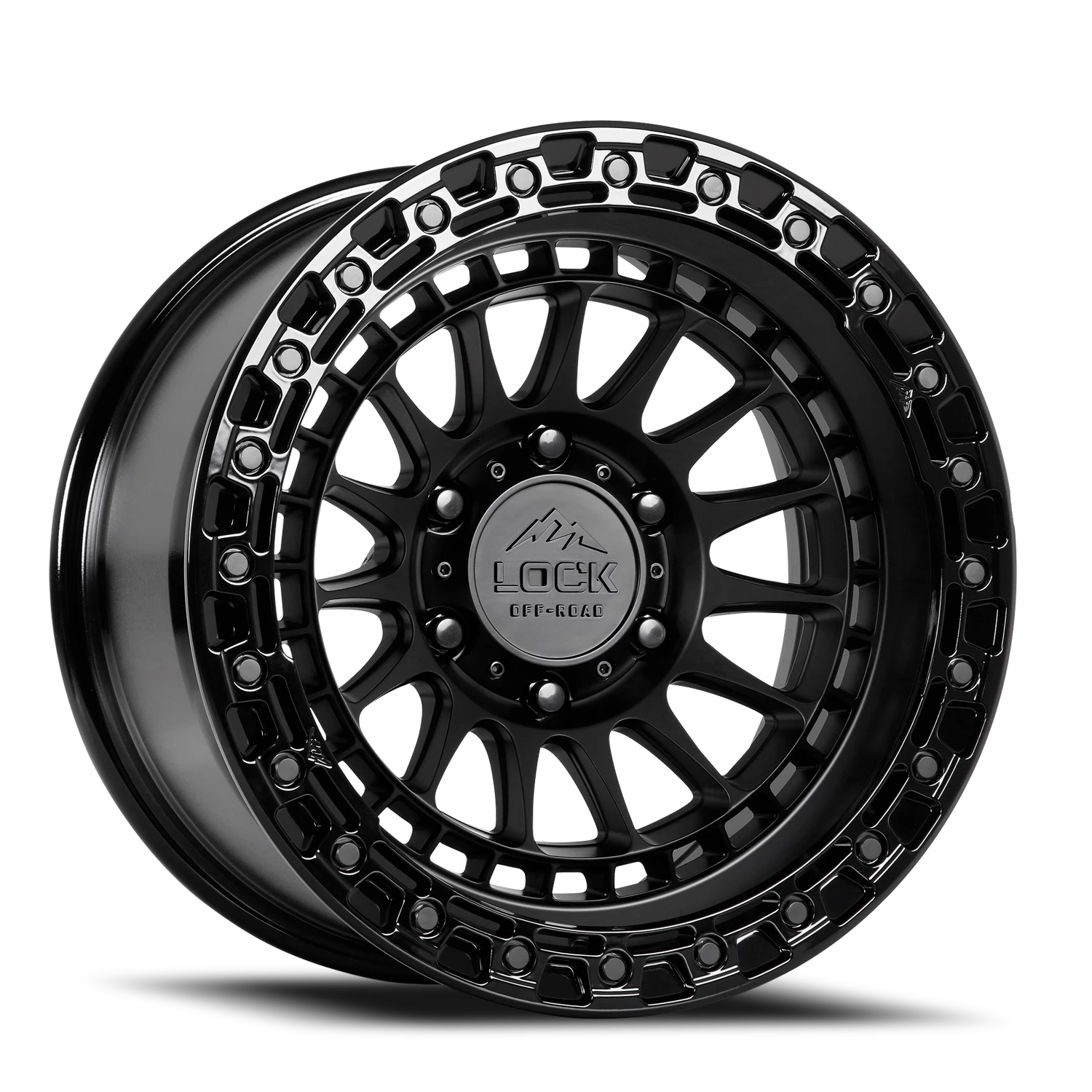 MOJAVE | 17X9 | 6X139.7 | +0 | MATTE BLACK W GLOSS BLACK RING | MOJAVE-7969GB