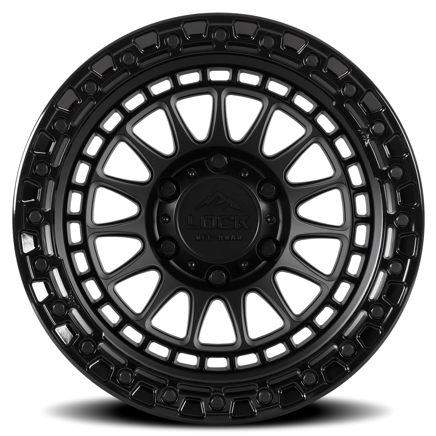 MOJAVE | 17X9 | 6X135 | -12 | MATTE BLACK W GLOSS BLACK RING | MOJAVE-7963GB12N - Image 3