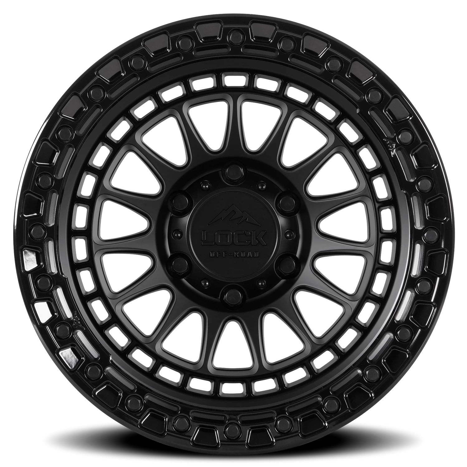 MOJAVE | 17X9 | 6X135 | -12 | MATTE BLACK W GLOSS BLACK RING | MOJAVE-7963GB12N - Image 3