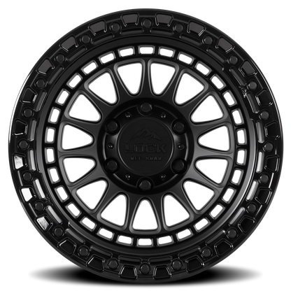 MOJAVE | 17X9 | 6X135 | -12 | MATTE BLACK W GLOSS BLACK RING | MOJAVE-7963GB12N - Image 3
