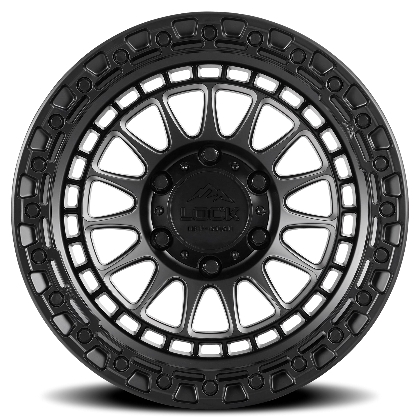 MOJAVE | 17X8.5 | 5X127 | +25 | MATTE BLACK W MATTE BLACK RING | MOJAVE-78557MB - Image 3