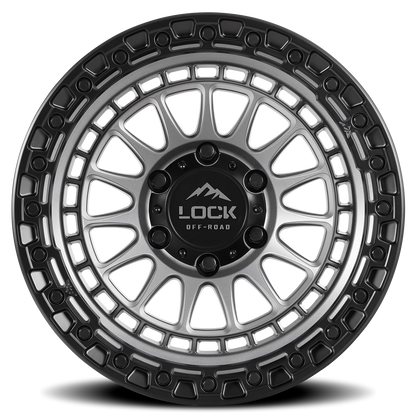 MOJAVE | 17X9 | 5X127 | +0 | MATTE GREY W MATTE BLACK RING | MOJAVE-7957MGMBR - Image 3