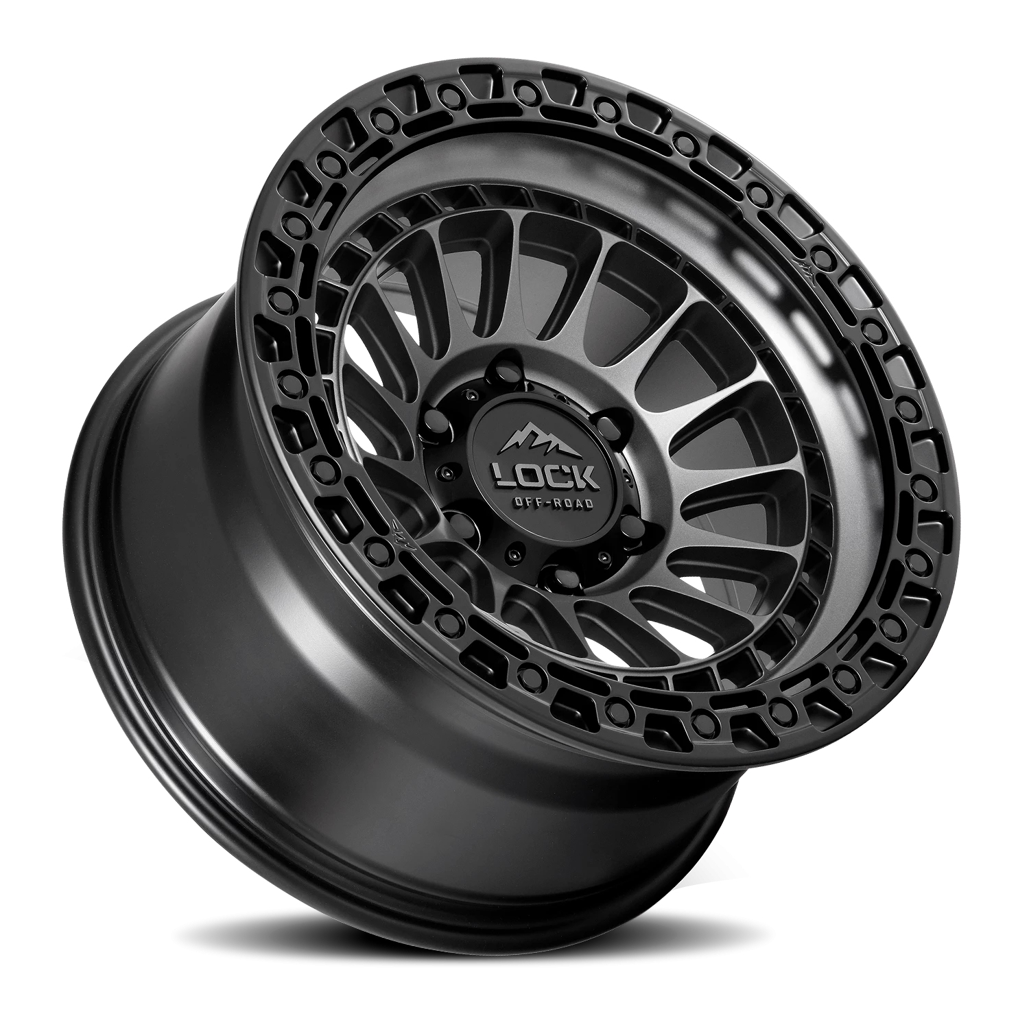 MOJAVE | 17X8.5 | 6X135 | +25 | MATTE GREY W MATTE BLACK RING | MOJAVE-78563MGMBR - Image 2