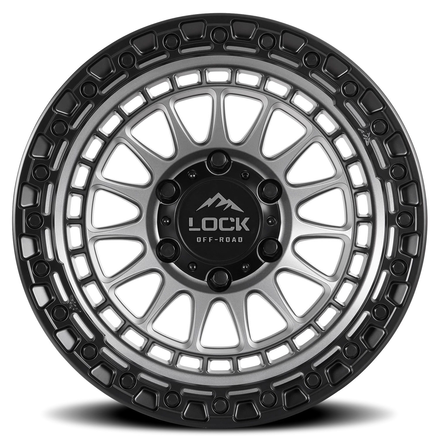 MOJAVE | 17X8.5 | 6X139.7 | +25 | MATTE GREY W MATTE BLACK RING | MOJAVE-78569MGMBR - Image 3