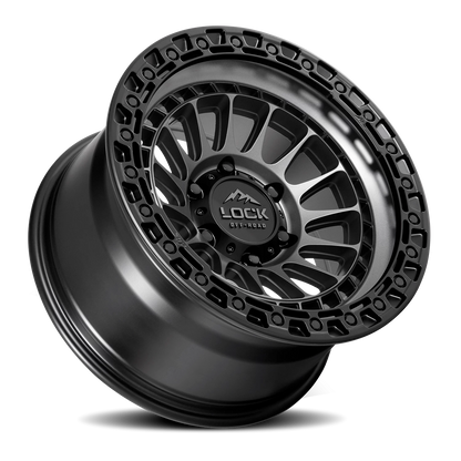 MOJAVE | 17X9 | 8X165.1 | -12 | MATTE GREY W MATTE BLACK RING | MOJAVE-7986MGMBR12N - Image 2