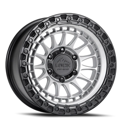 MOJAVE | 17X9 | 6X139.7 | +0 | MATTE SILVER WITH MATTE BLACK RING | MOJAVE-7969MSMBR