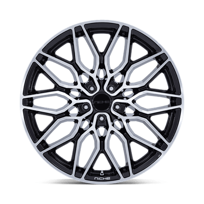 Niche 1PC | NC277 CALABRIA 5 | 22.0x10.50 | 5X115 | 18 | GLOSS BLACK MACHINED